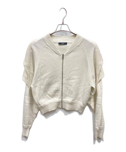 DIESEL（ディーゼル）DIESEL (ディーゼル) カシミヤ混ニット ホワイト サイズ:Lの古着・服飾アイテム