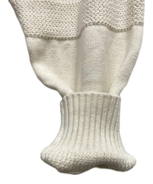 DIESEL（ディーゼル）DIESEL (ディーゼル) カシミヤ混ニット ホワイト サイズ:Lの古着・服飾アイテム