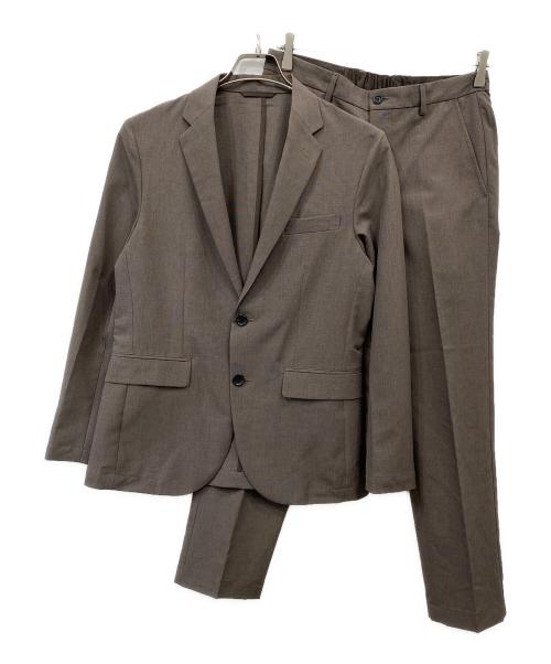 green label relaxing（グリーンレーベルリラクシング）green label relaxing (グリーンレーベルリラクシング) JUST fit ドライPEスリムセットアップ ジャケット＆パンツ ブラウン サイズ:Sの古着・服飾アイテム
