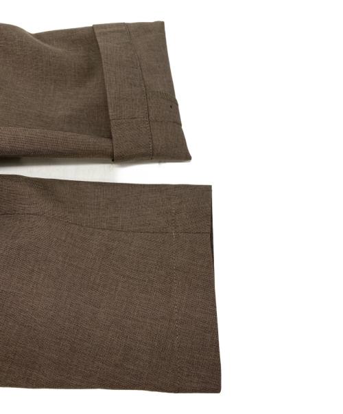 green label relaxing（グリーンレーベルリラクシング）green label relaxing (グリーンレーベルリラクシング) JUST fit ドライPEスリムセットアップ ジャケット＆パンツ ブラウン サイズ:Sの古着・服飾アイテム