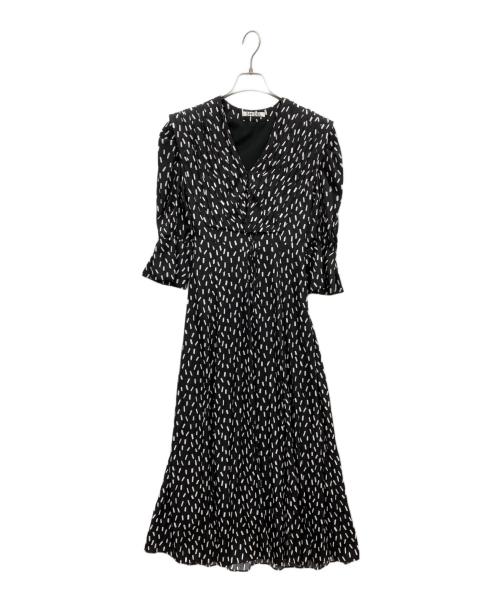 Snidel（スナイデル）Snidel (スナイデル) ビッグカラークラシカルワンピース ブラックの古着・服飾アイテム