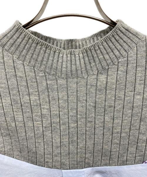 EKCOOKIES（イーケークッキーズ）EKCOOKIES (イーケークッキーズ) ドッキングシャツ ブルー サイズ:Lの古着・服飾アイテム