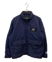 AVIREX（アヴィレックス）の古着「ユーティリティー パディングジャケット」｜ネイビー