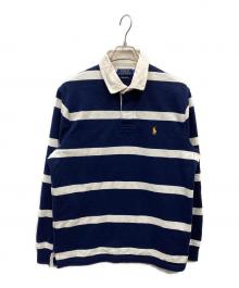 POLO RALPH LAUREN（ポロ・ラルフローレン）の古着「ボーダーカットソー」｜ネイビー