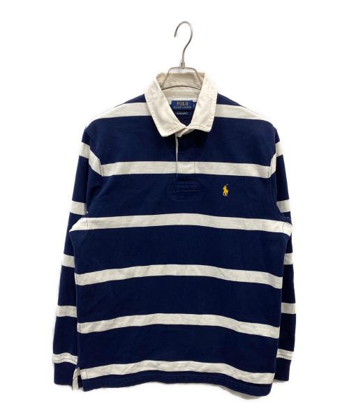 POLO RALPH LAUREN（ポロ・ラルフローレン）POLO RALPH LAUREN (ポロ・ラルフローレン) ボーダーカットソー ネイビー サイズ:LGの古着・服飾アイテム