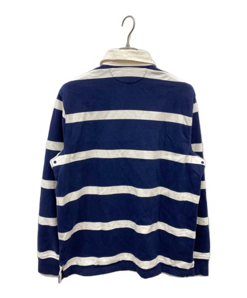 POLO RALPH LAUREN（ポロ・ラルフローレン）POLO RALPH LAUREN (ポロ・ラルフローレン) ボーダーカットソー ネイビー サイズ:LGの古着・服飾アイテム