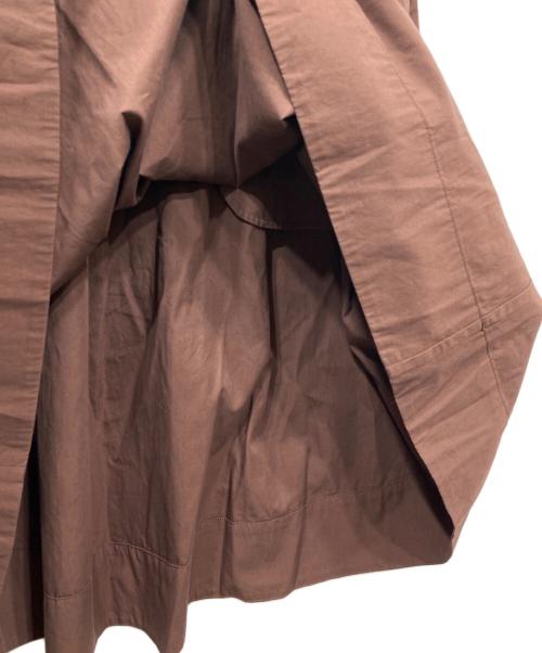 MARGARET HOWELL（マーガレットハウエル）MARGARET HOWELL (マーガレットハウエル) 23AW COTTON TWILLスカート ブラウン サイズ:1の古着・服飾アイテム