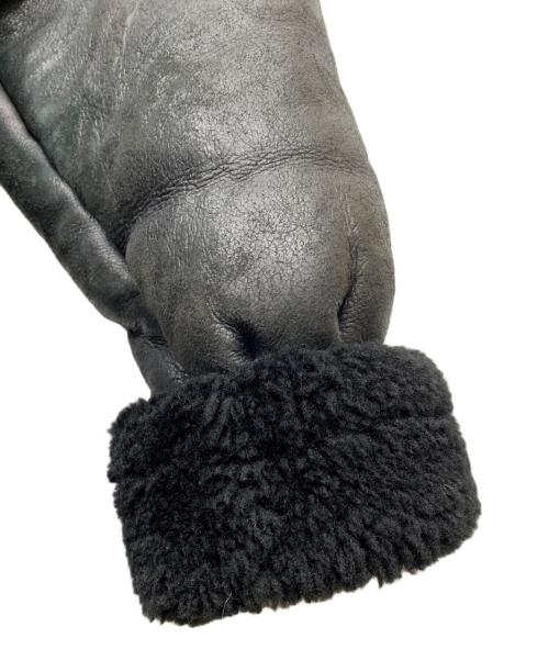 HARLEY-DAVIDSON（ハーレーダビッドソン）HARLEY-DAVIDSON (ハーレーダビッドソン) ムートンフライトジャケット ブラック サイズ:Ｌの古着・服飾アイテム