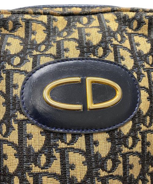 Christian Dior（クリスチャン ディオール）Christian Dior (クリスチャン ディオール) トロッター柄ミニボストン ネイビー×ベージュの古着・服飾アイテム