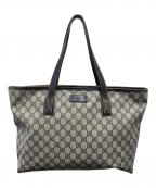 GUCCIグッチ）の古着「GGスプリーム トートバッグ」｜グレー