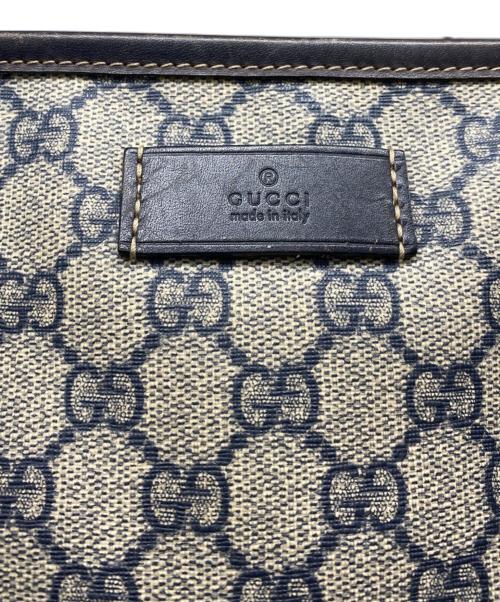 GUCCI（グッチ）GUCCI (グッチ) GGスプリーム トートバッグ グレーの古着・服飾アイテム