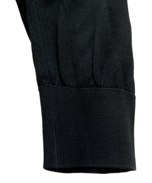 JOHN SMEDLEY（ジョンスメドレー）JOHN SMEDLEY (ジョンスメドレー) 丸首カーディガン ブラック サイズ:Ｌの古着・服飾アイテム