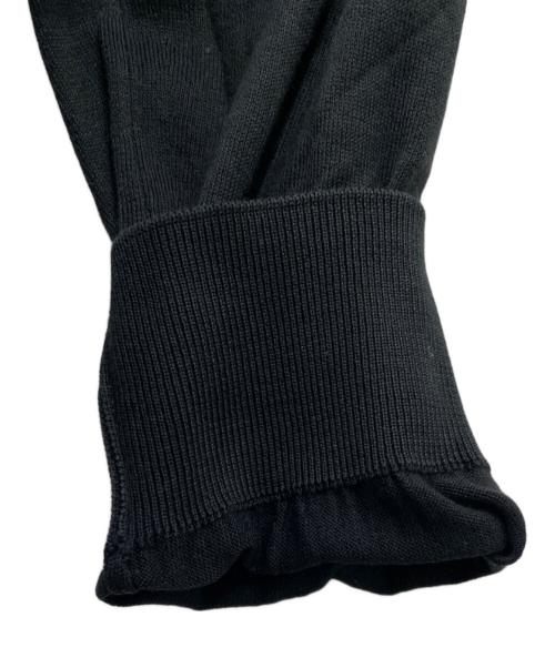 JOHN SMEDLEY（ジョンスメドレー）JOHN SMEDLEY (ジョンスメドレー) 丸首カーディガン ブラック サイズ:Ｌの古着・服飾アイテム