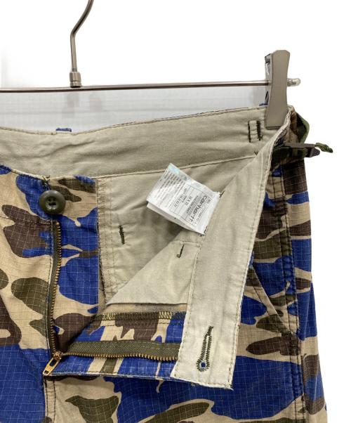 CarHartt（カーハート）CarHartt (カーハート) AVIATION PANT ブラウン×ブルー サイズ:W30の古着・服飾アイテム