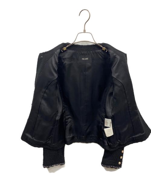 PINK HOUSE（ピンクハウス）PINK HOUSE (ピンクハウス) ツイードセットアップ ブラック サイズ:Mの古着・服飾アイテム