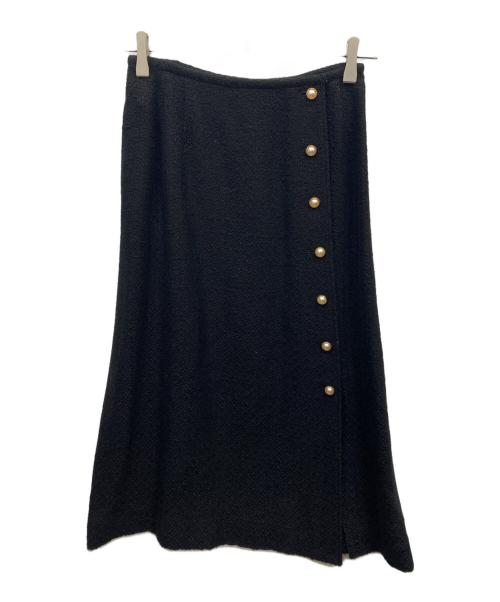 PINK HOUSE（ピンクハウス）PINK HOUSE (ピンクハウス) ツイードセットアップ ブラック サイズ:Mの古着・服飾アイテム