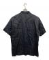 Supreme (シュプリーム) Mesh Panel Linen S/S shirt ブラック サイズ:XL：16000円