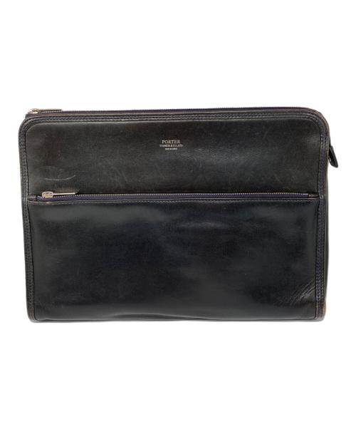 PORTER（ポーター）PORTER (ポーター) DOCUMENT CASE ブラックの古着・服飾アイテム