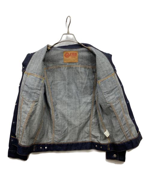 F.O.B FACTORY（エフオービー ファクトリー）F.O.B FACTORY (エフオービー ファクトリー) ストレッチセルビッチデニムジャケット インディゴ サイズ:Sの古着・服飾アイテム