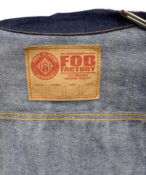 F.O.B FACTORY（エフオービー ファクトリー）F.O.B FACTORY (エフオービー ファクトリー) ストレッチセルビッチデニムジャケット インディゴ サイズ:Sの古着・服飾アイテム