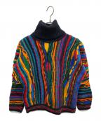 Coogiクージー）の古着「3Dハイネックニット」｜マルチカラー