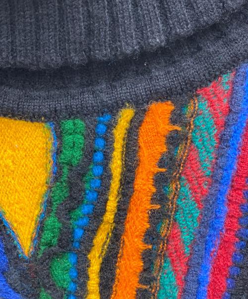 Coogi（クージー）COOGI (クージー) 3Dハイネックニット マルチカラー サイズ:Sの古着・服飾アイテム