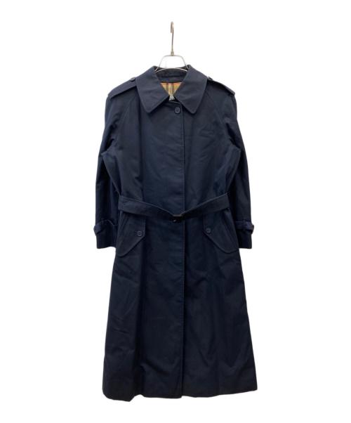 Burberry's（バーバリー）Burberry's (バーバリーズ) ステンカラーコート ネイビー サイズ:Mの古着・服飾アイテム