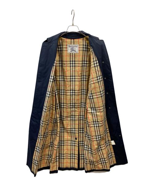 Burberry's（バーバリー）Burberry's (バーバリーズ) ステンカラーコート ネイビー サイズ:Mの古着・服飾アイテム