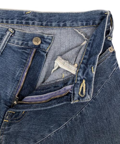 ANREALAGE（アンリアレイジ）ANREALAGE (アンリアレイジ) デニムパンツ インディゴ サイズ:44の古着・服飾アイテム