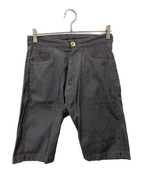 EVISU（エヴィス）EVISU (エヴィス) カモメプリントハーフパンツ インディゴ サイズ:30の古着・服飾アイテム