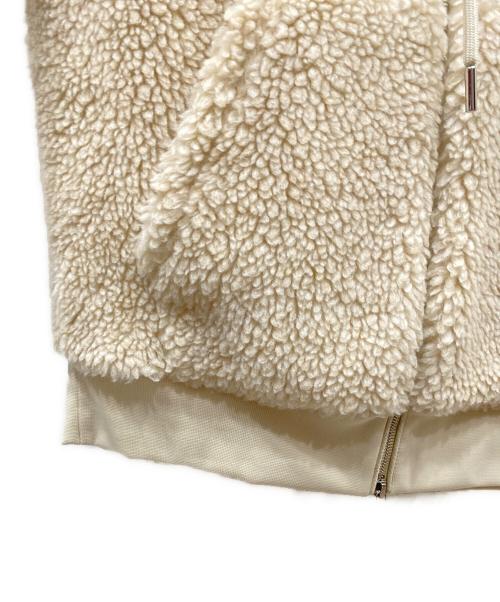 MONCLER（モンクレール）MONCLER (モンクレール) ボアジャケット ベージュ サイズ:Mの古着・服飾アイテム