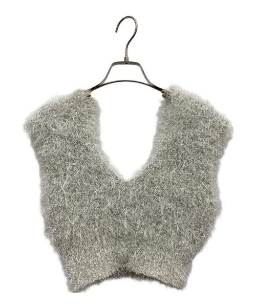 Snidel（スナイデル）Snidel (スナイデル) ラメプルオーバーセットワンピース ホワイトの古着・服飾アイテム