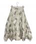 FRAY ID (フレイ アイディー) ラメジャガードフレアスカート グレー：5000円