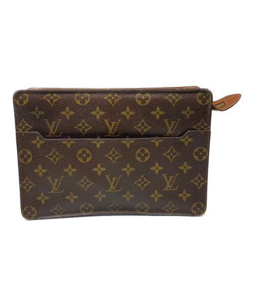 LOUIS VUITTON（ルイ ヴィトン）LOUIS VUITTON (ルイ ヴィトン) クラッチバッグ ブラウンの古着・服飾アイテム