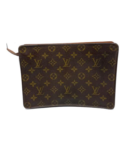 LOUIS VUITTON（ルイ ヴィトン）LOUIS VUITTON (ルイ ヴィトン) クラッチバッグ ブラウンの古着・服飾アイテム