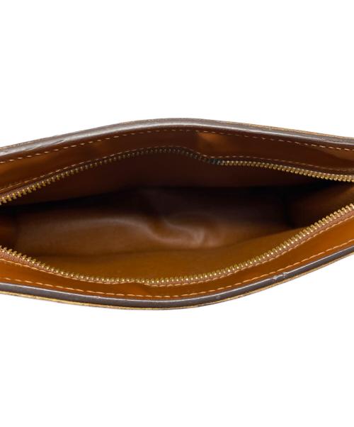 LOUIS VUITTON（ルイ ヴィトン）LOUIS VUITTON (ルイ ヴィトン) クラッチバッグ ブラウンの古着・服飾アイテム