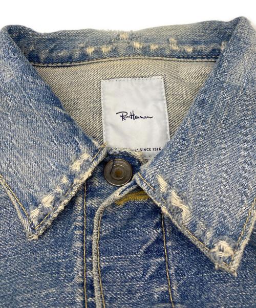 Ron Herman（ロンハーマン）Ron Herman (ロンハーマン) ダメージ加工2nd TYPE デニムジャケット インディゴ サイズ:Sの古着・服飾アイテム
