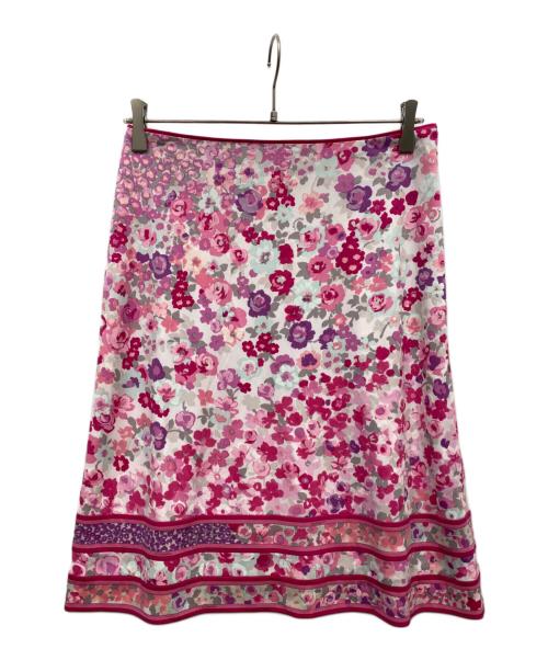 LEONARD（レオナール）LEONARD (レオナール) 花柄スカート ピンク サイズ:36の古着・服飾アイテム