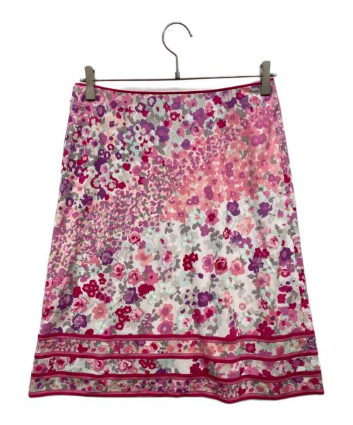 LEONARD（レオナール）LEONARD (レオナール) 花柄スカート ピンク サイズ:36の古着・服飾アイテム
