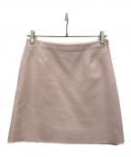 VALENTINOヴァレンティノ）の古着「ウール台形スカート」｜ピンク