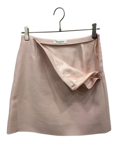 VALENTINO（ヴァレンティノ）VALENTINO (ヴァレンティノ) ウール台形スカート ピンク サイズ:40の古着・服飾アイテム