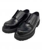 DOOPZドープス）の古着「Center zip derby shoes」｜ブラック