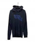 ANREALAGEアンリアレイジ）の古着「SPIRAL HOODED SWEAT」｜ネイビー