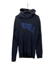 ANREALAGE（アンリアレイジ）の古着「SPIRAL HOODED SWEAT」｜ネイビー