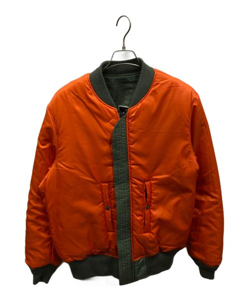 AVIREX（アヴィレックス）AVIREX (アヴィレックス) COMMERCIAL LOGO MA1 グリーン サイズ:2XLの古着・服飾アイテム