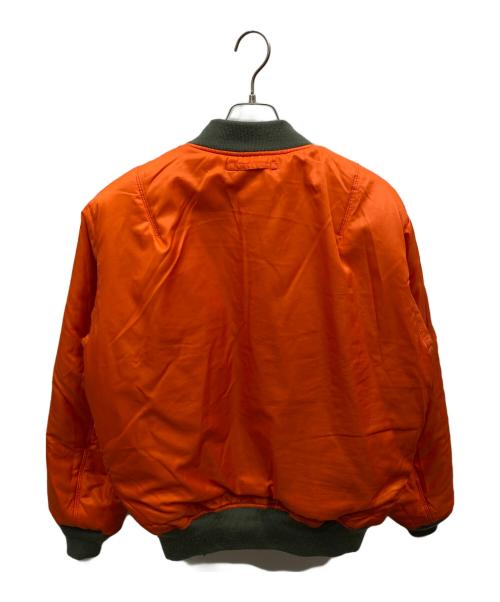 AVIREX（アヴィレックス）AVIREX (アヴィレックス) COMMERCIAL LOGO MA1 グリーン サイズ:2XLの古着・服飾アイテム