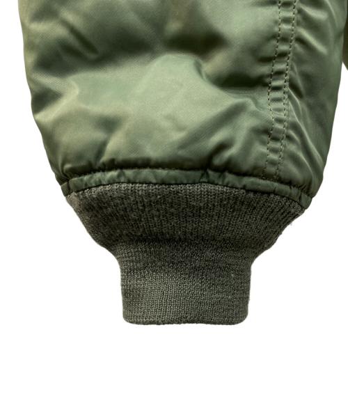 AVIREX（アヴィレックス）AVIREX (アヴィレックス) COMMERCIAL LOGO MA1 グリーン サイズ:2XLの古着・服飾アイテム