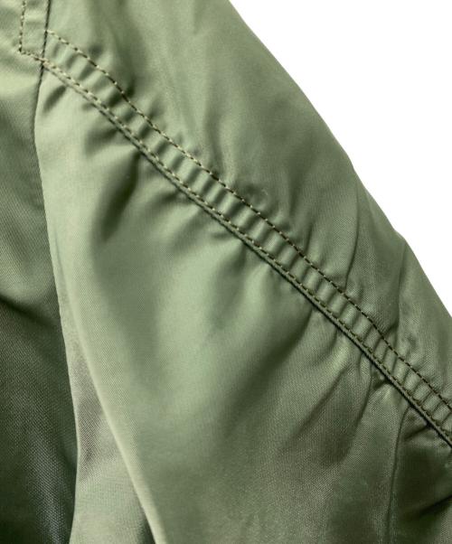 AVIREX（アヴィレックス）AVIREX (アヴィレックス) COMMERCIAL LOGO MA1 グリーン サイズ:2XLの古着・服飾アイテム