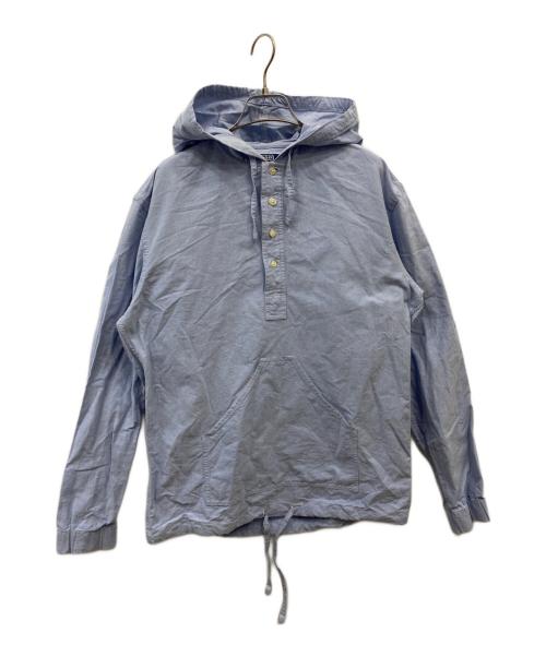 POLO RALPH LAUREN（ポロ・ラルフローレン）POLO RALPH LAUREN (ポロ・ラルフローレン) フーデッドシャツ スカイブルー サイズ:Sの古着・服飾アイテム