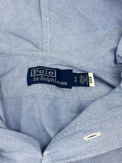 POLO RALPH LAUREN（ポロ・ラルフローレン）POLO RALPH LAUREN (ポロ・ラルフローレン) フーデッドシャツ スカイブルー サイズ:Sの古着・服飾アイテム